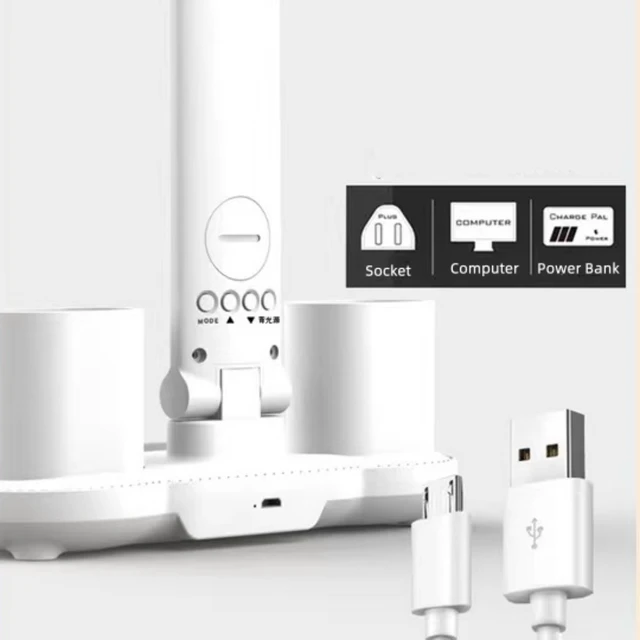 LED borðlampi 3 in 1 (tvöfaldur)