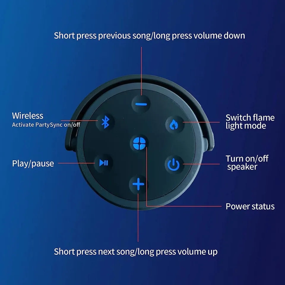 Bluetooth hátalari & LED lampi