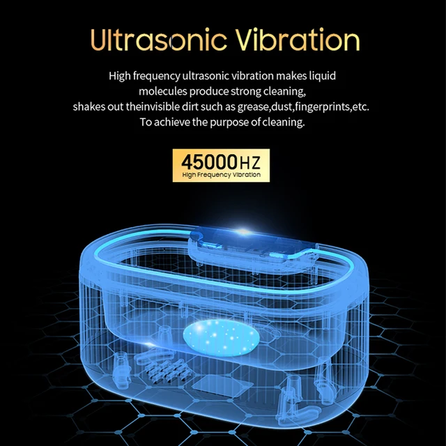 Sunled Ultrasonic Hreinsitæki (sjáðu myndbandið)