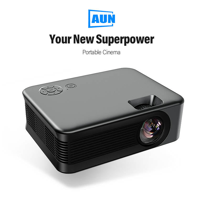 AUN mini skjávarpi (sjáðu myndbandið)