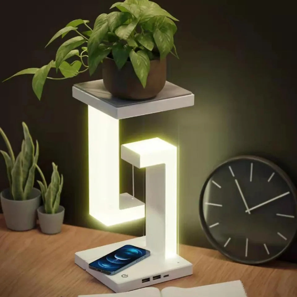 Hleðslustöð / Lampi - 2 in 1 (sjáðu myndbandið)