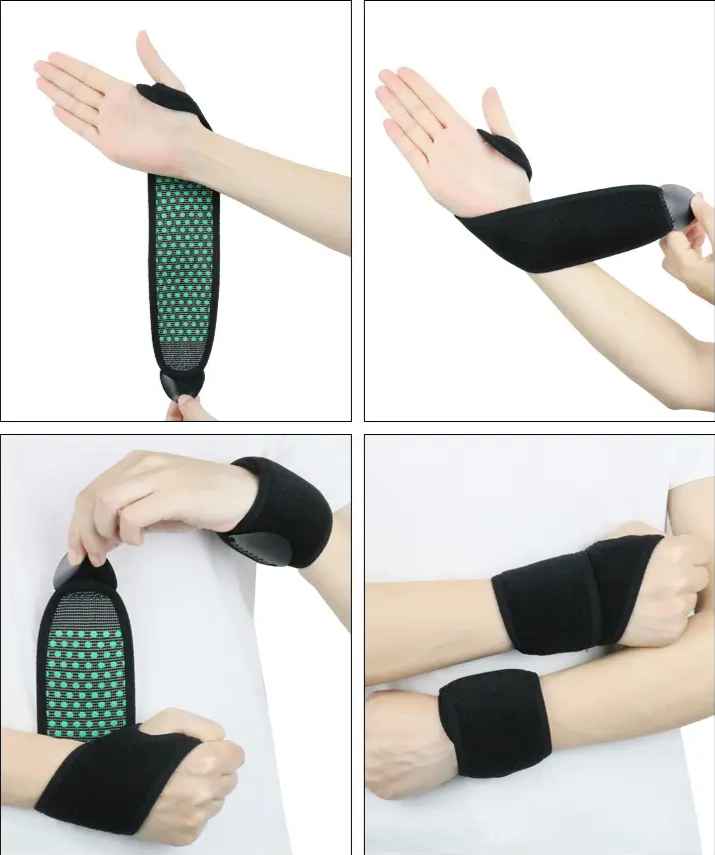 Úlnliðsband m/ punktaþrýsting / 2 stk (sjáðu myndbandið)