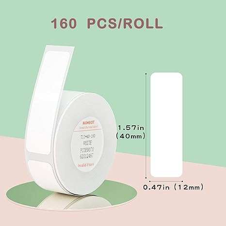 Prentrúllur f/ Niimbot D110 merkivél