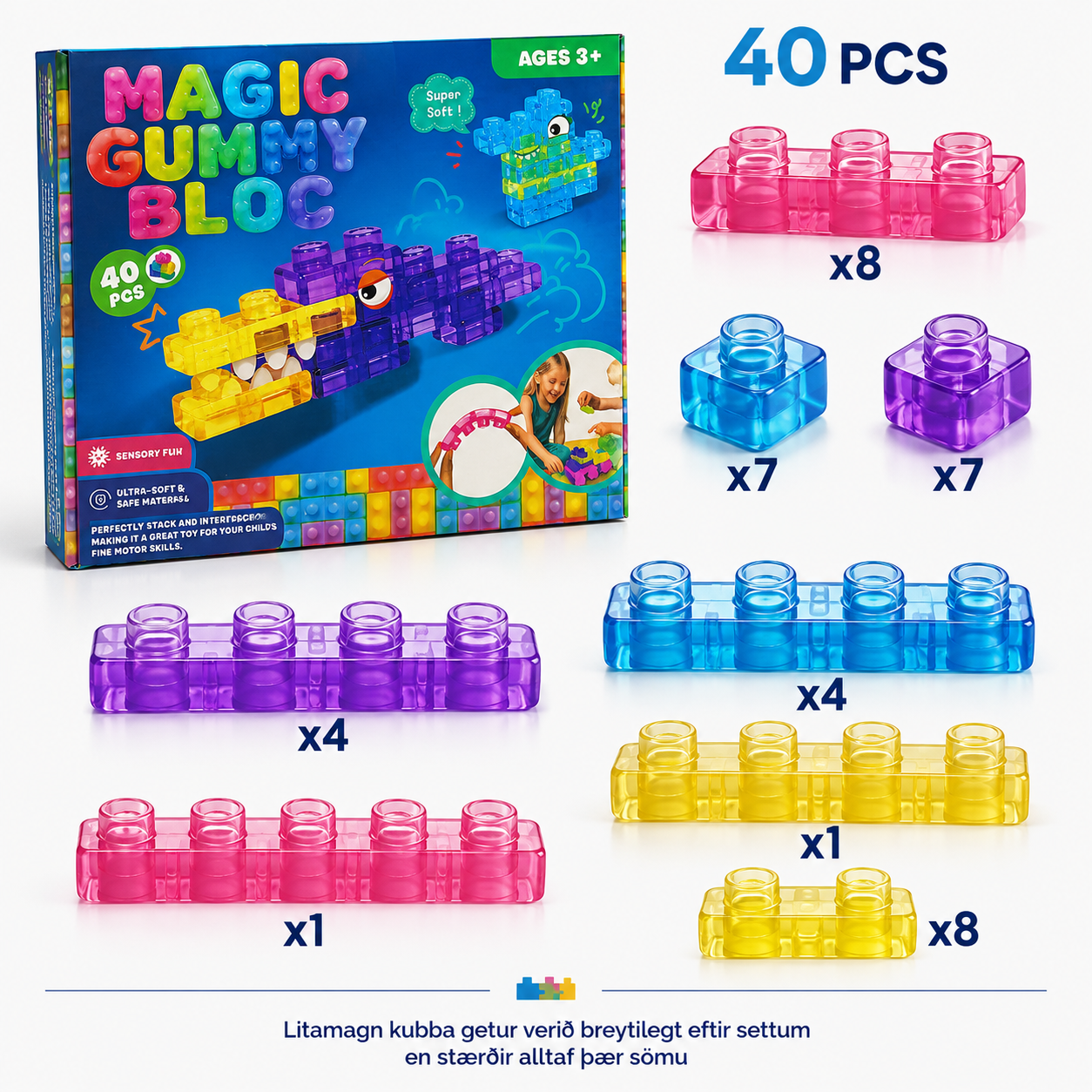 Gummy Bloc / Squishy Toy