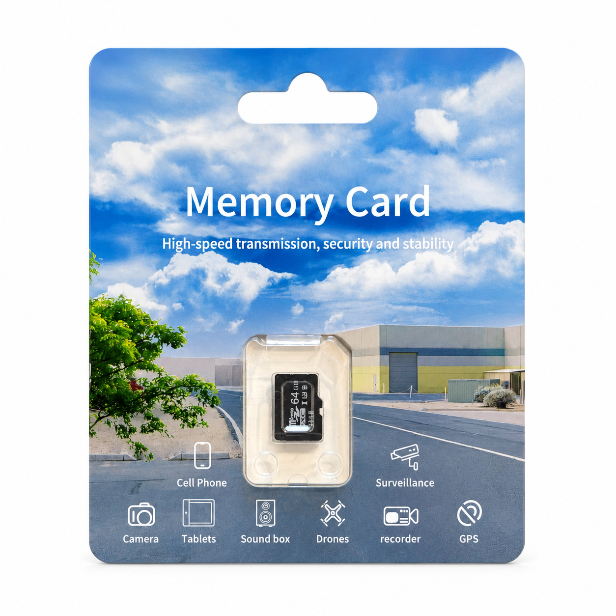 MicroSDXC minniskort 64 GB