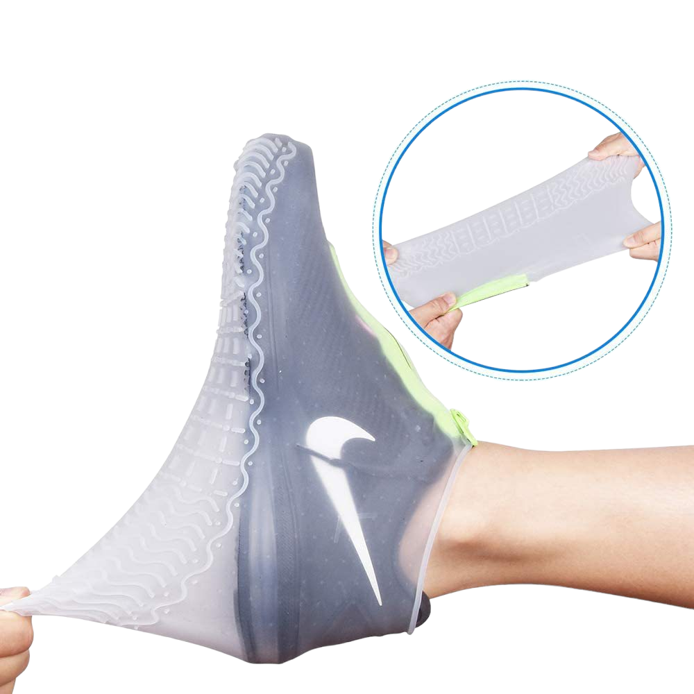 Skóhlíf m/ rennilás sílikon (sjáðu myndbandið)