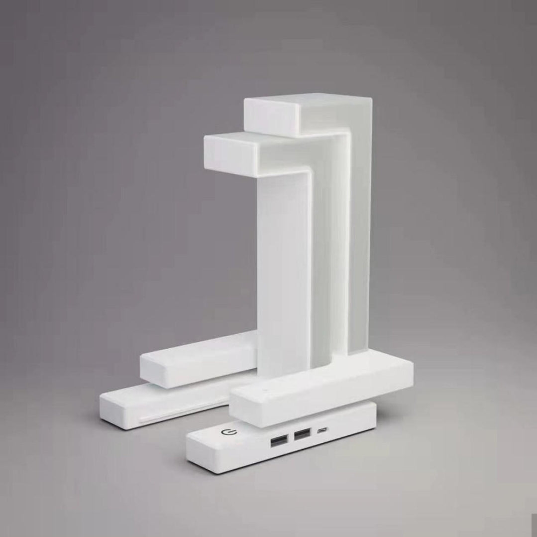 Hleðslustöð / Lampi - 2 in 1 (sjáðu myndbandið)