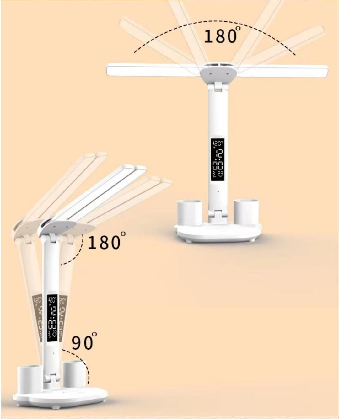 LED borðlampi 3 in 1 (tvöfaldur)