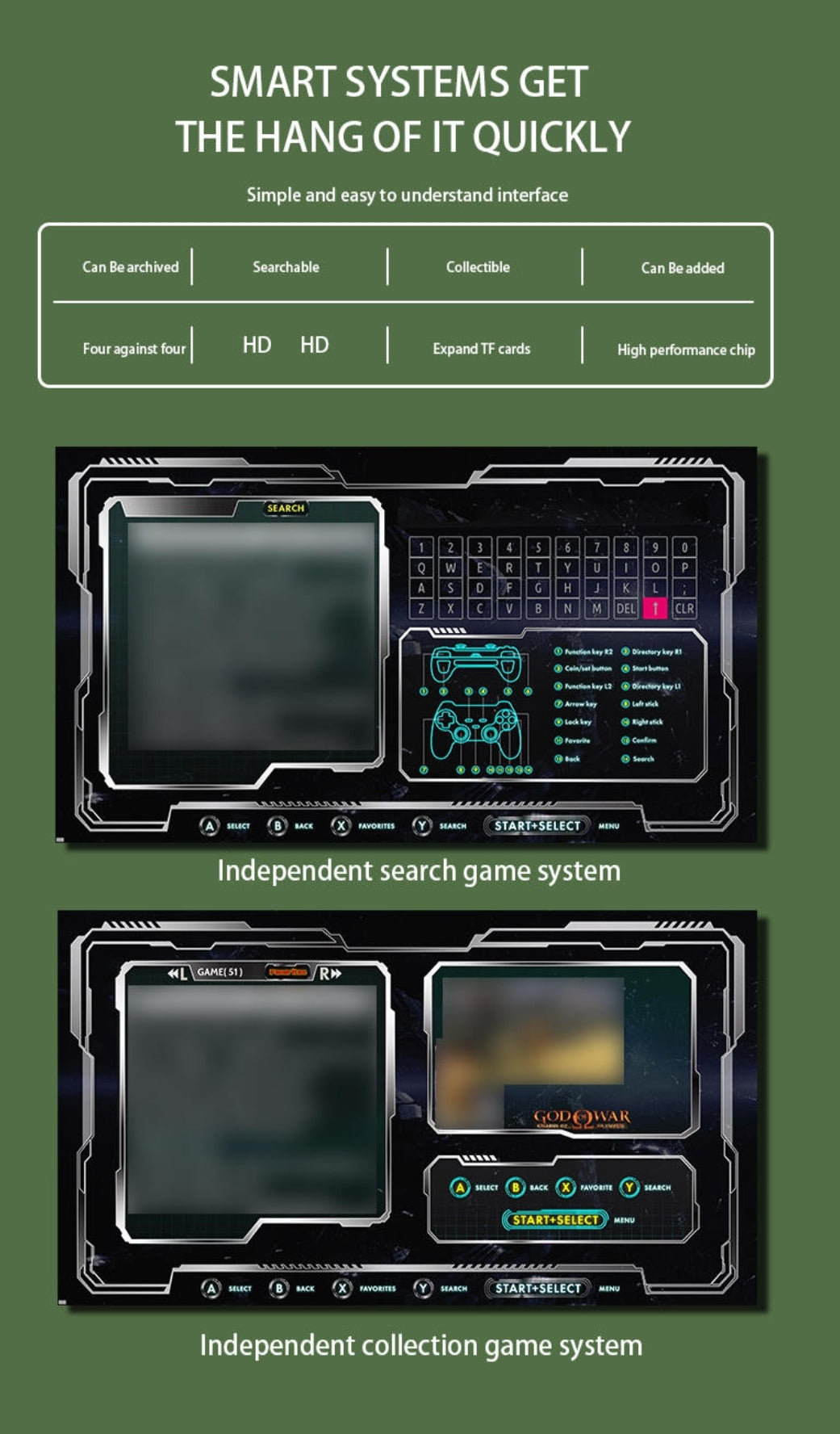 G11 PRO leikjavél & margmiðlunarspilari (sjáðu myndbandið)
