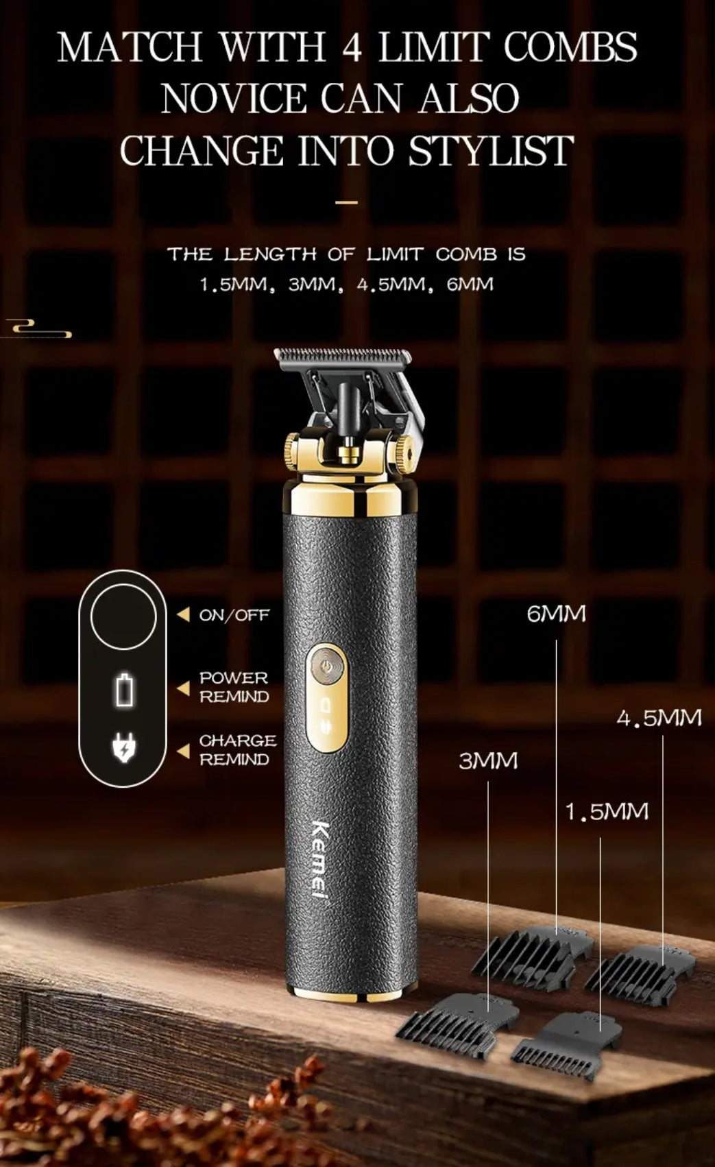 Kemei hártrimmer