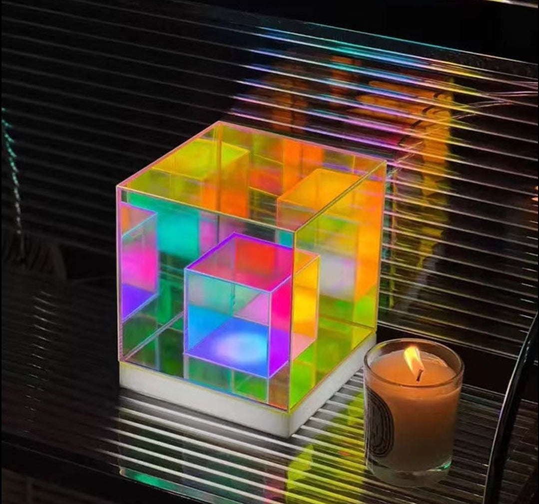 3D Cube lampi