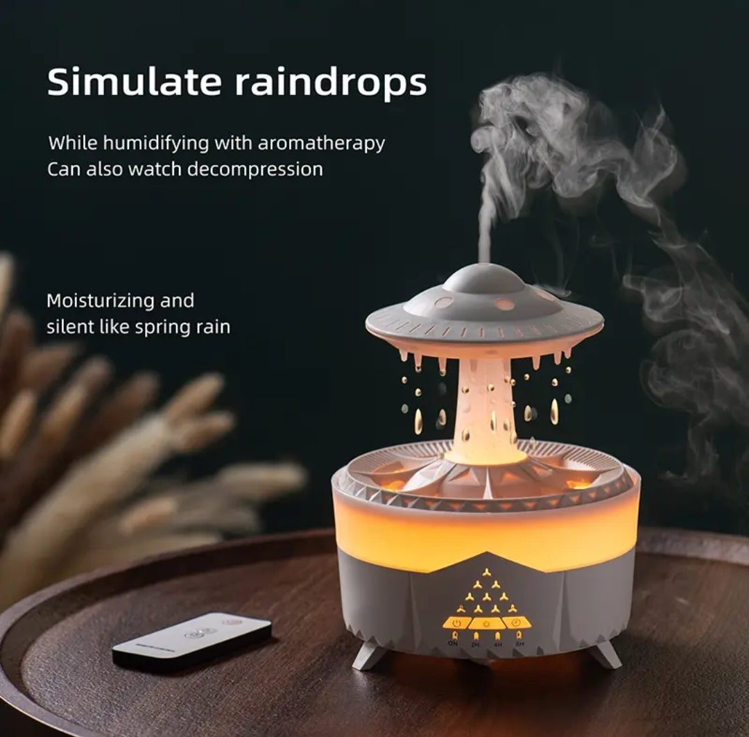 UFO Raindrop / Raka & ilmolíulampi (sjáðu myndbandið)
