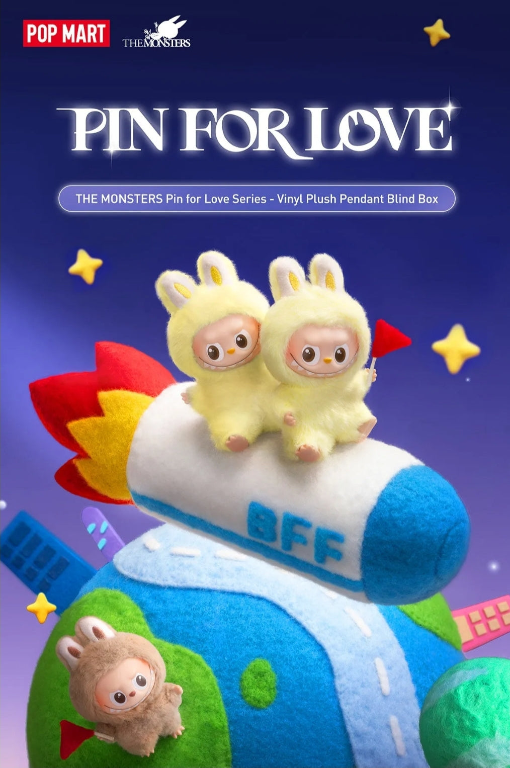 Labubu / The Monsters / Pin For Love blind box / N-Z