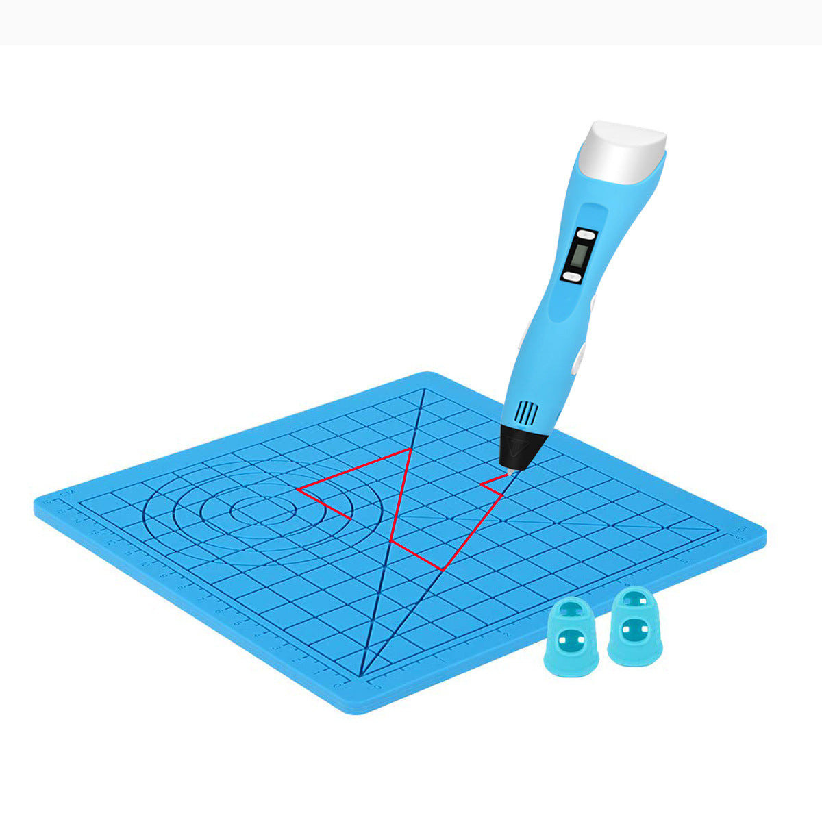 3D pen skrifmotta sílikon