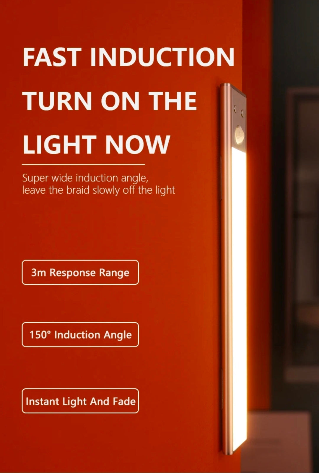 Vegg & skápaljós / 3 stærðir