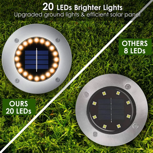 LED solar garðlýsing