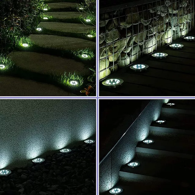 LED solar garðlýsing