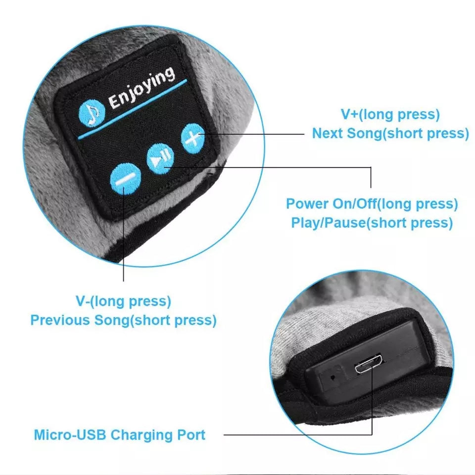 Bluetooth svefngríma (sjáðu myndbandið)
