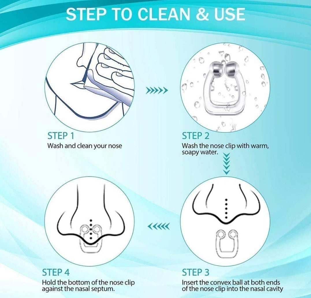 Anti snore segulklemma