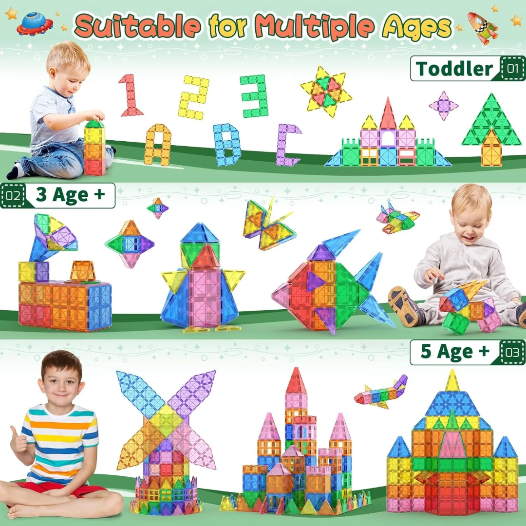 Segulkubbar / 100 stk