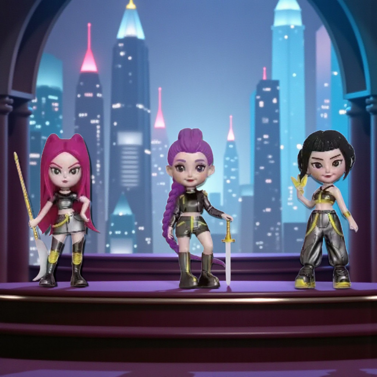 K-Pop Demon Hunters figure set 20 cm // FORPÖNTUN II