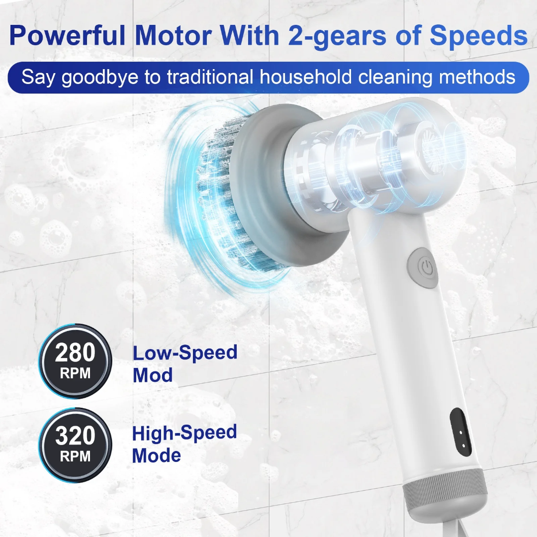 Þrifbursti m/ 6 toppum // FORPÖNTUN