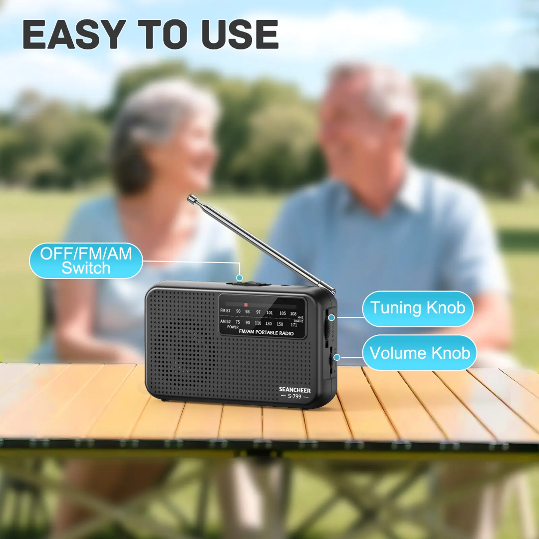 Seancheer ferða útvarp / Batterí útgáfa