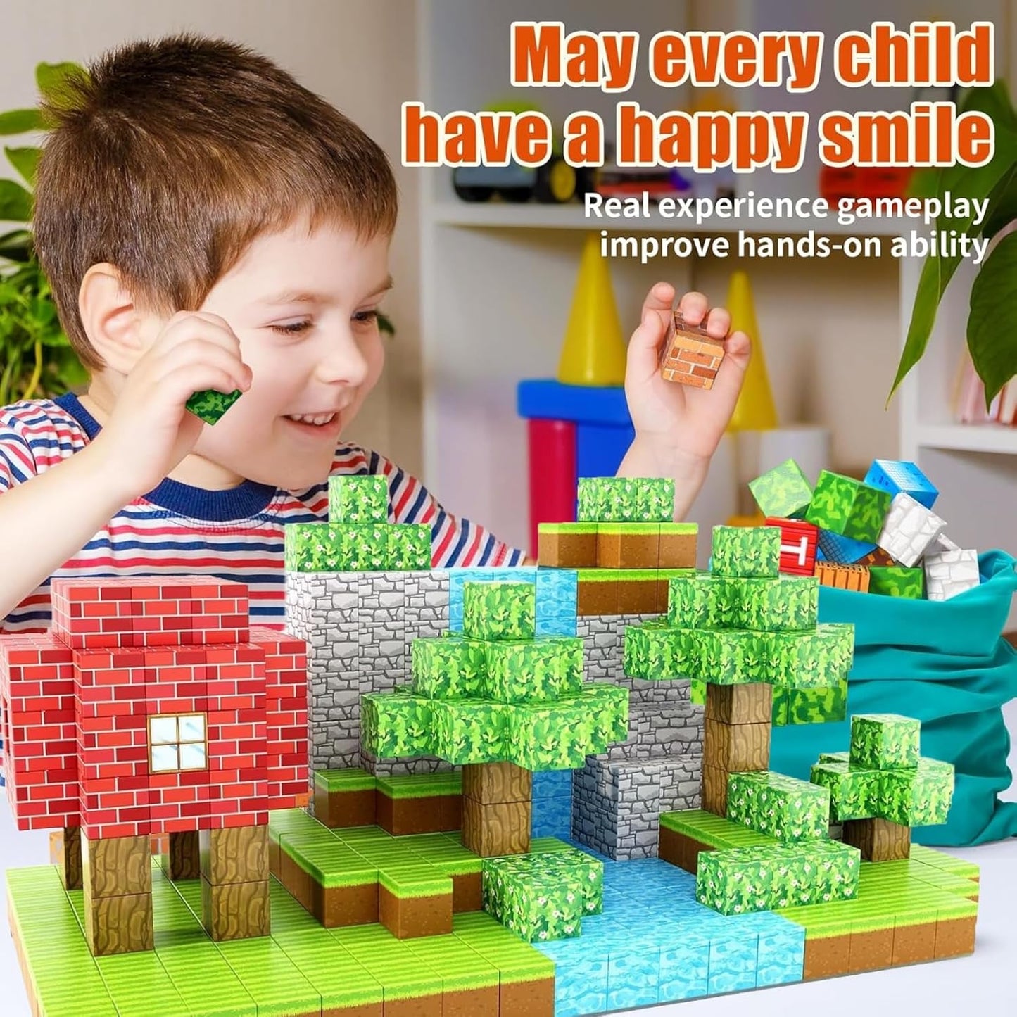 My World segulkubbar / 100 stk / Minecraft