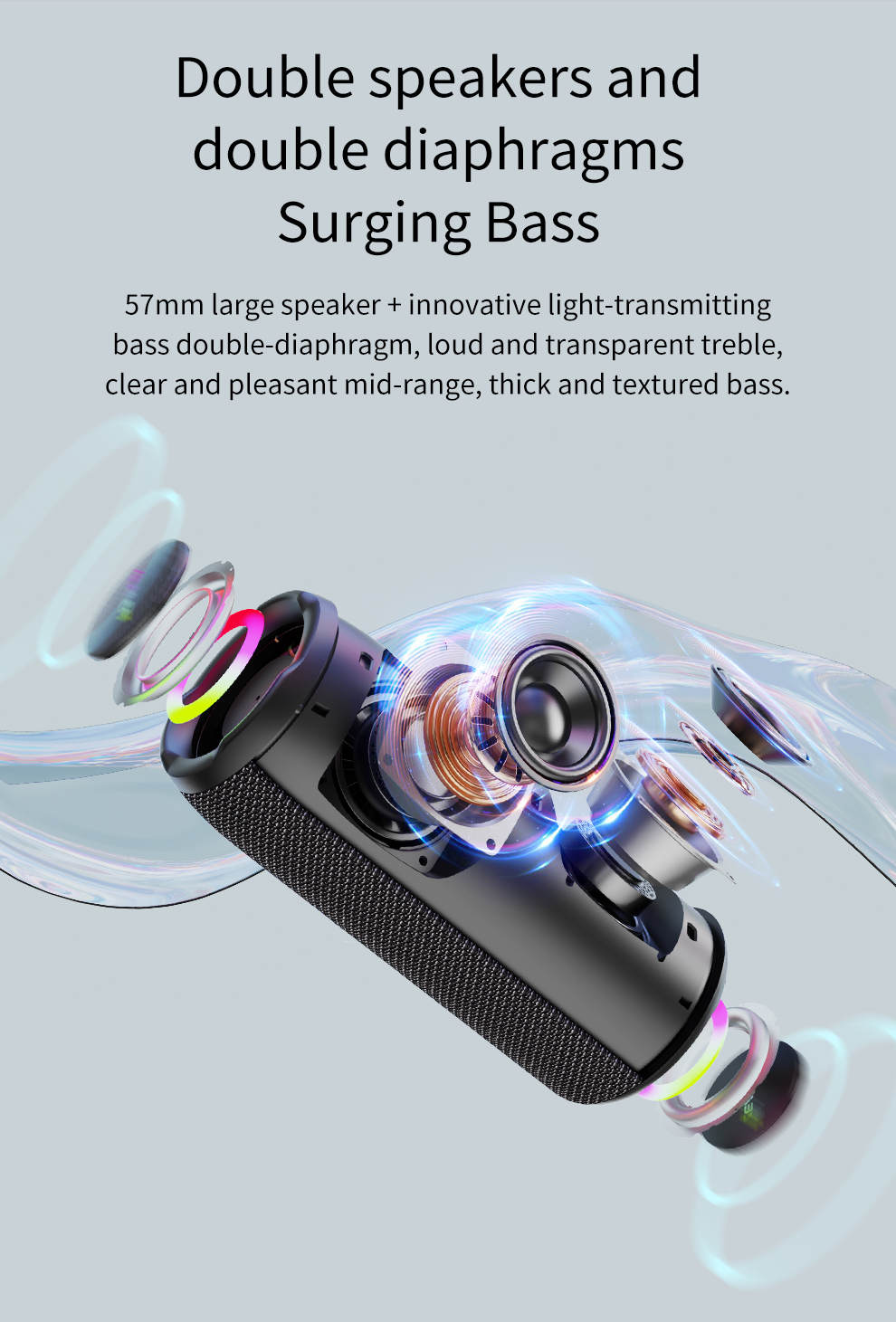 Zealot S49 PRO hátalari / 3 litir