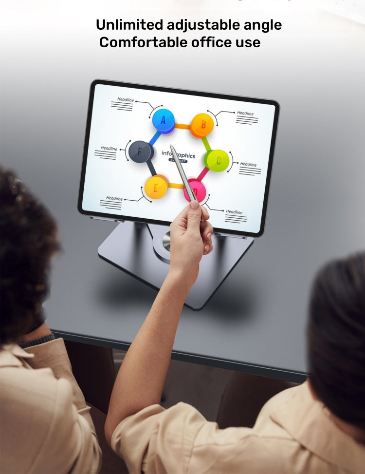 Spjaldtölvustandur m/ snúningsdisk // FORPÖNTUN