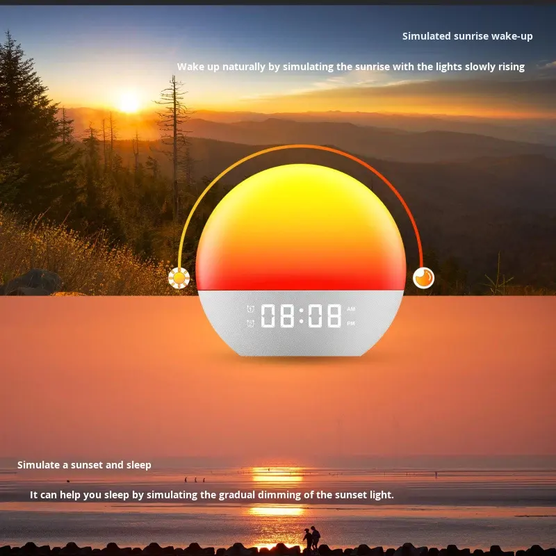 Sunrise vekjaraklukka (sjáðu myndbandið)
