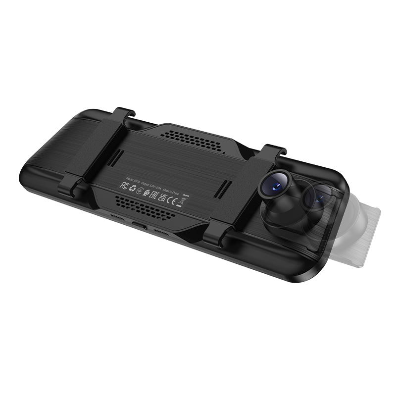 Hoco DV16 Dual channel dashcam m/ baksýnisspegil m/ snertistjórnun