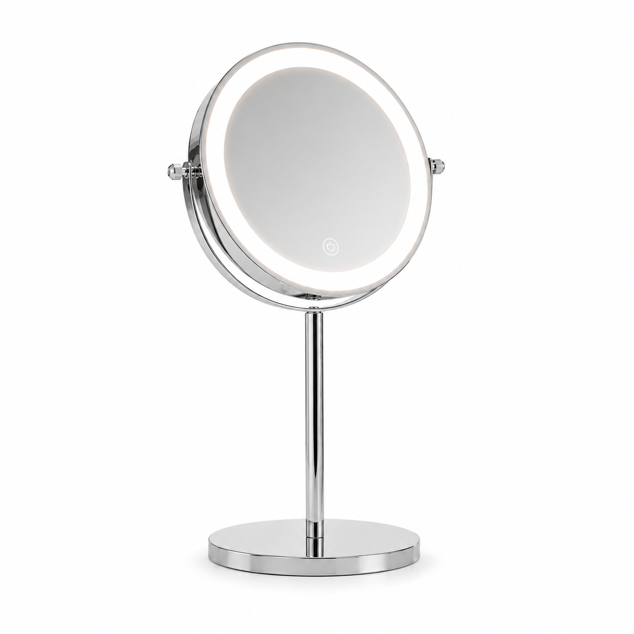 Tvöfaldur LED spegill stór 38 cm