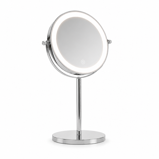 Tvöfaldur LED spegill stór 35 cm // FORPÖNTUN