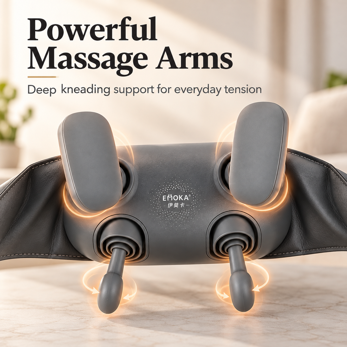 Emoka Shiatsu PRO nuddtæki m/ hitastýringu