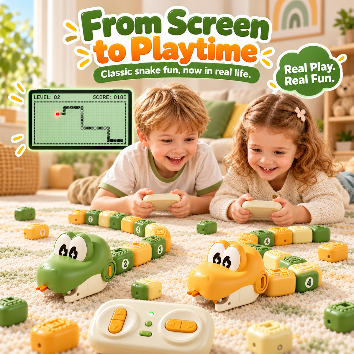 Snake Game / Fjarstýrður snákaleikur