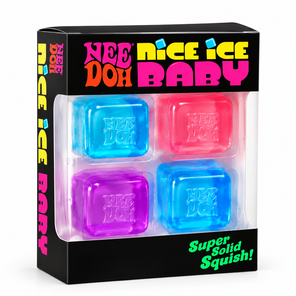 Mini Ice Cubes squishy / 4 stk