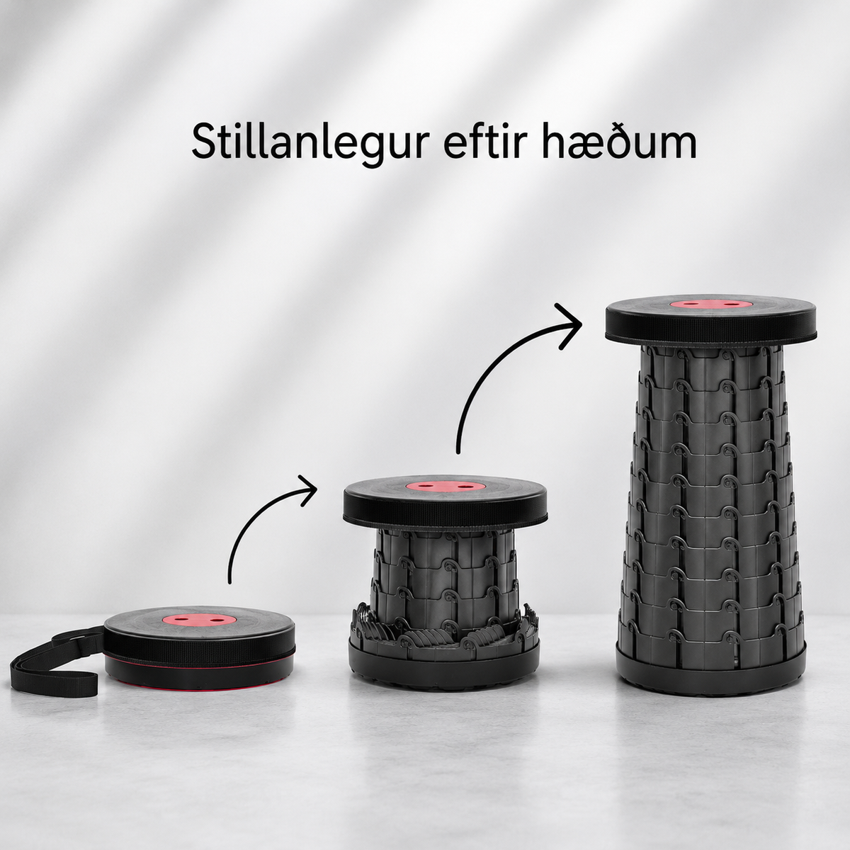 Samanbrjótanlegur ferðakollur / 3 litir