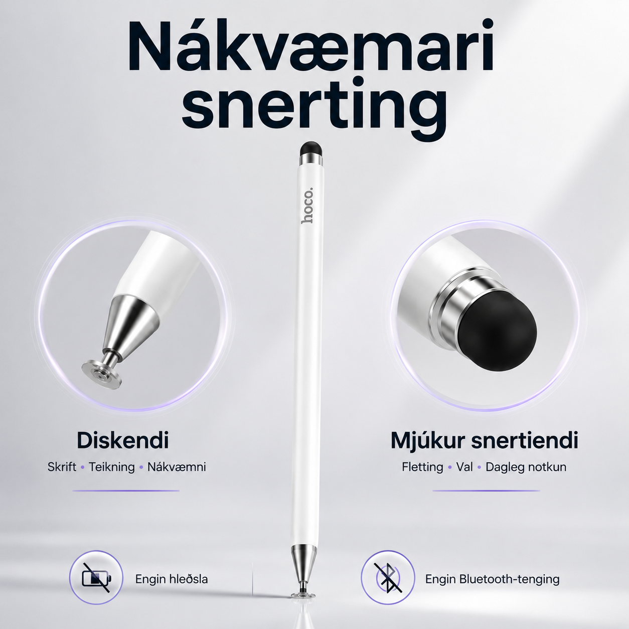 Hoco Fluent Series capacitive skjápenni // FORPÖNTUN