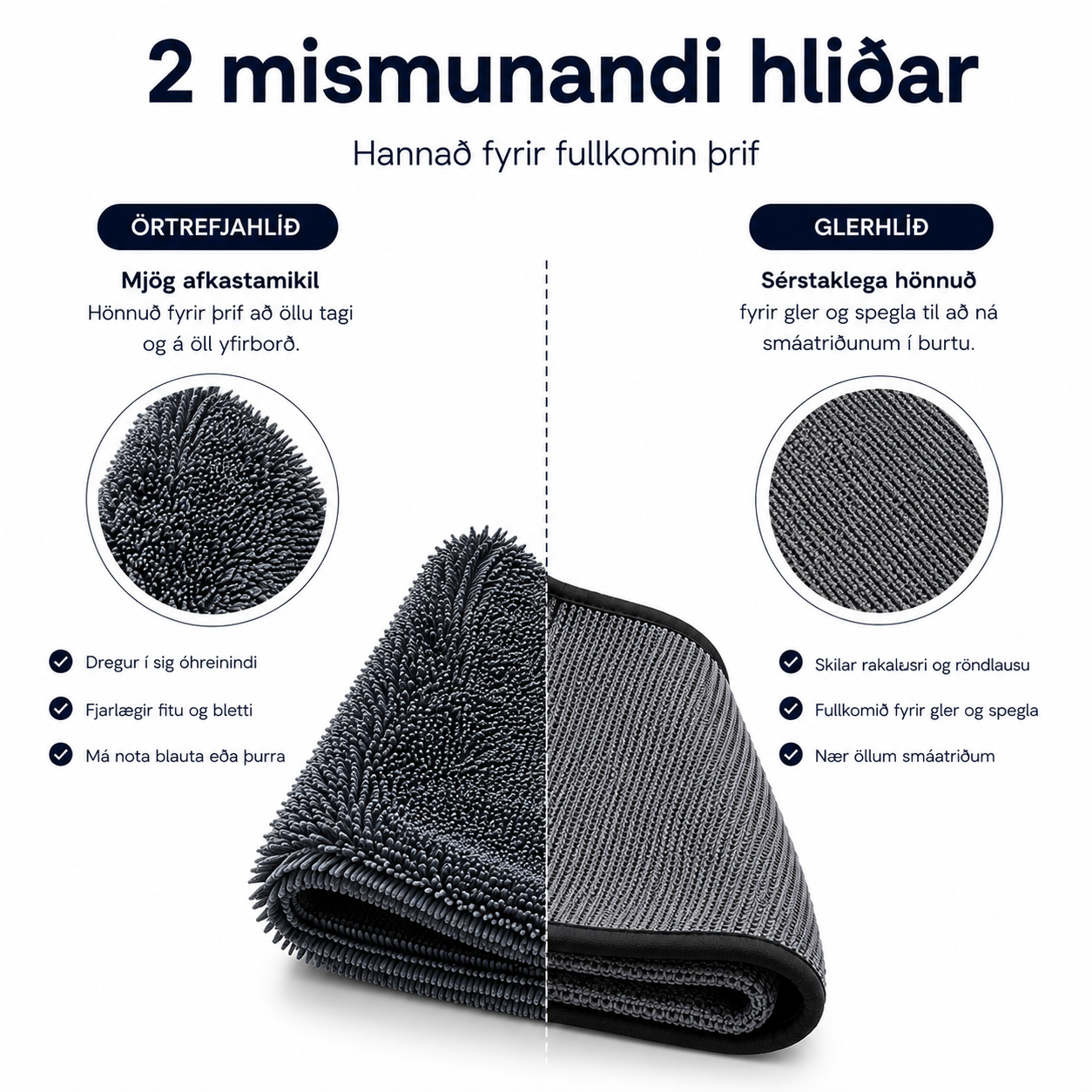 Microfiber Wizard klútur / 60x50