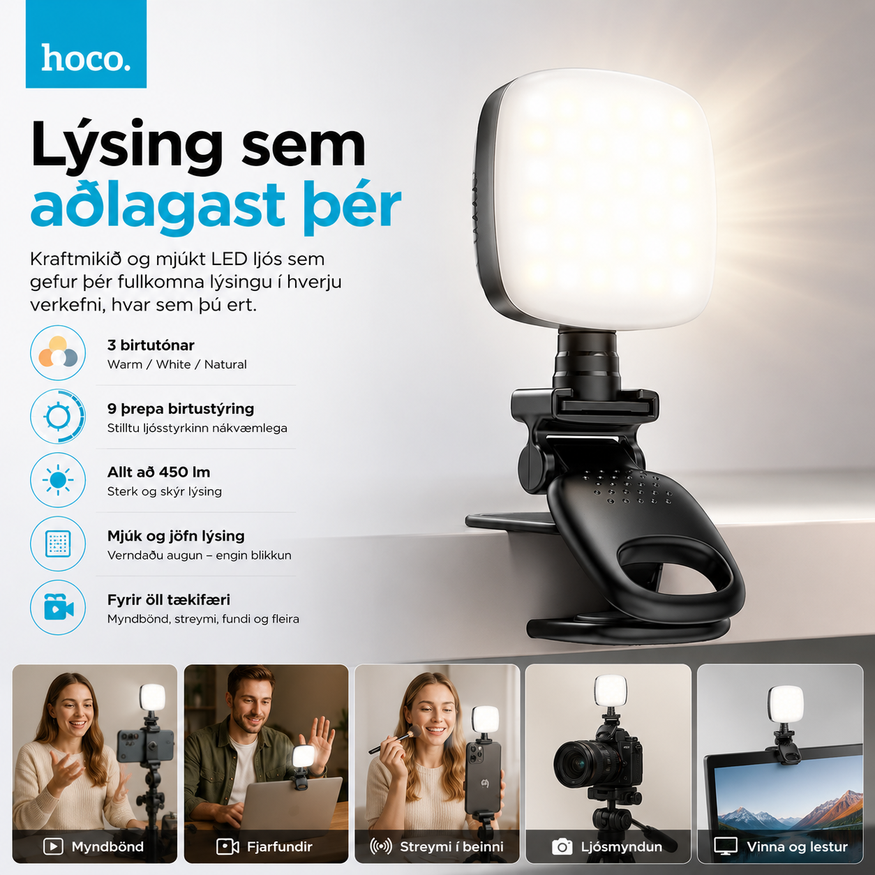 Hoco K28 Beauty farsímaljós