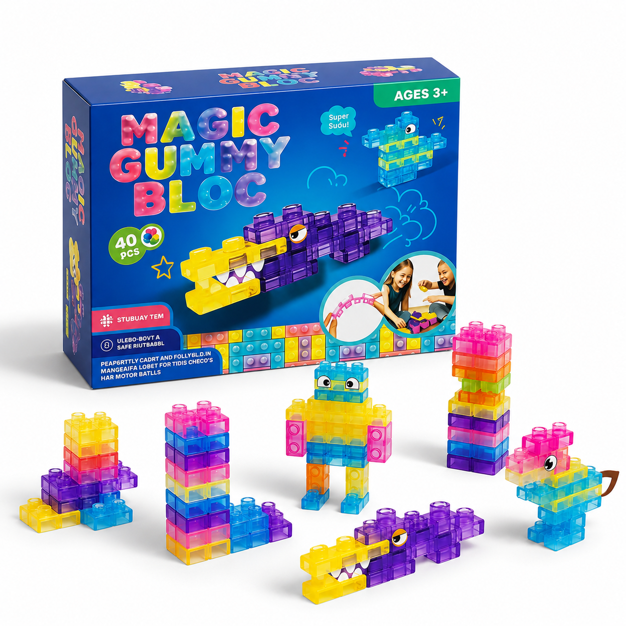 Gummy Bloc / Squishy Toy