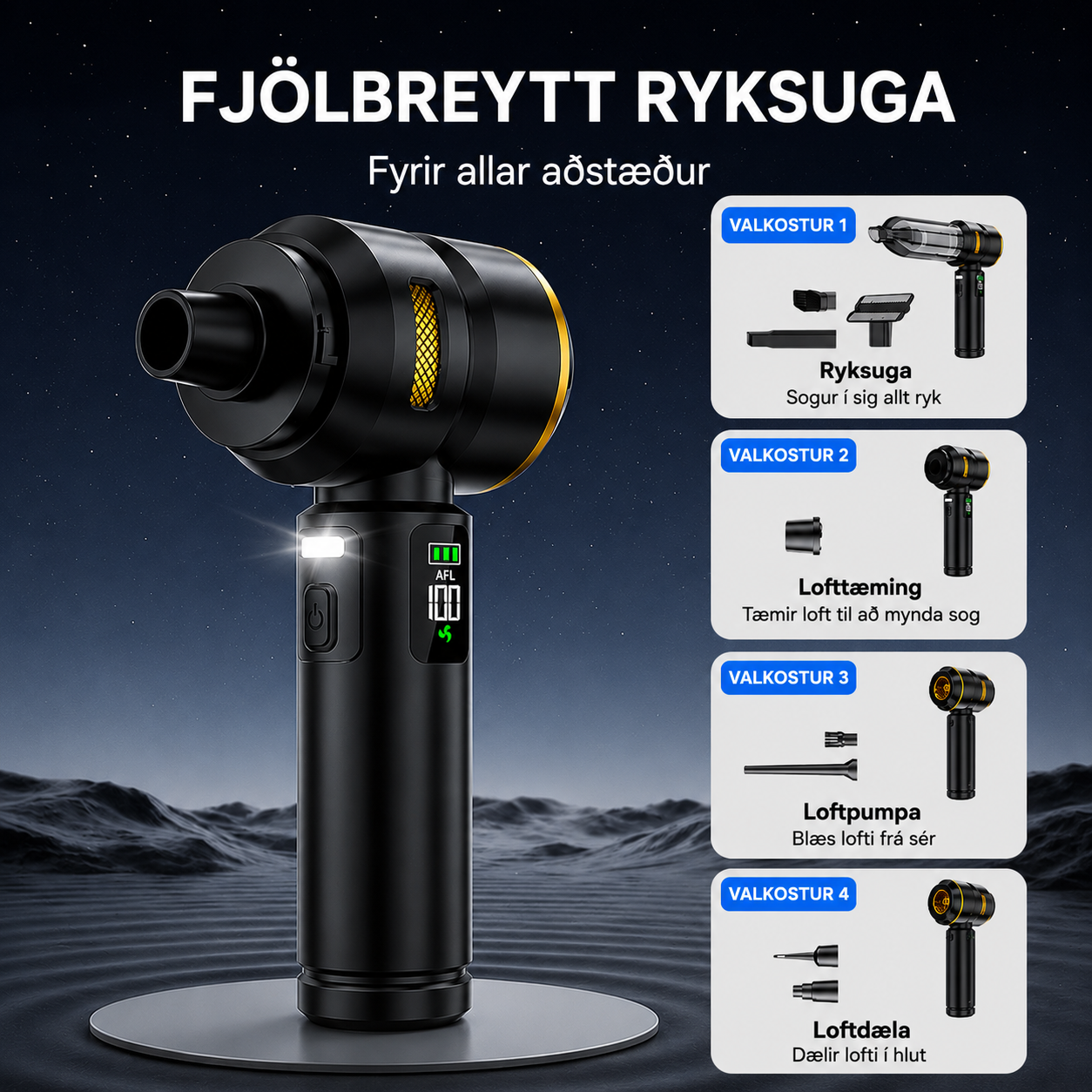 Suitu ST-6704 ryksuga / 4 in 1