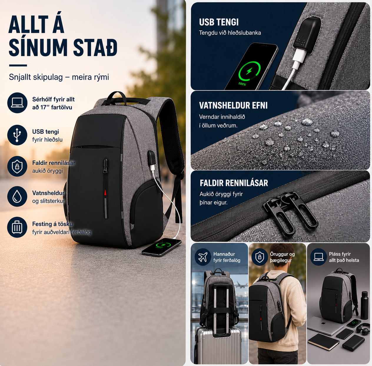 Mochila bakpoki / 3 litir