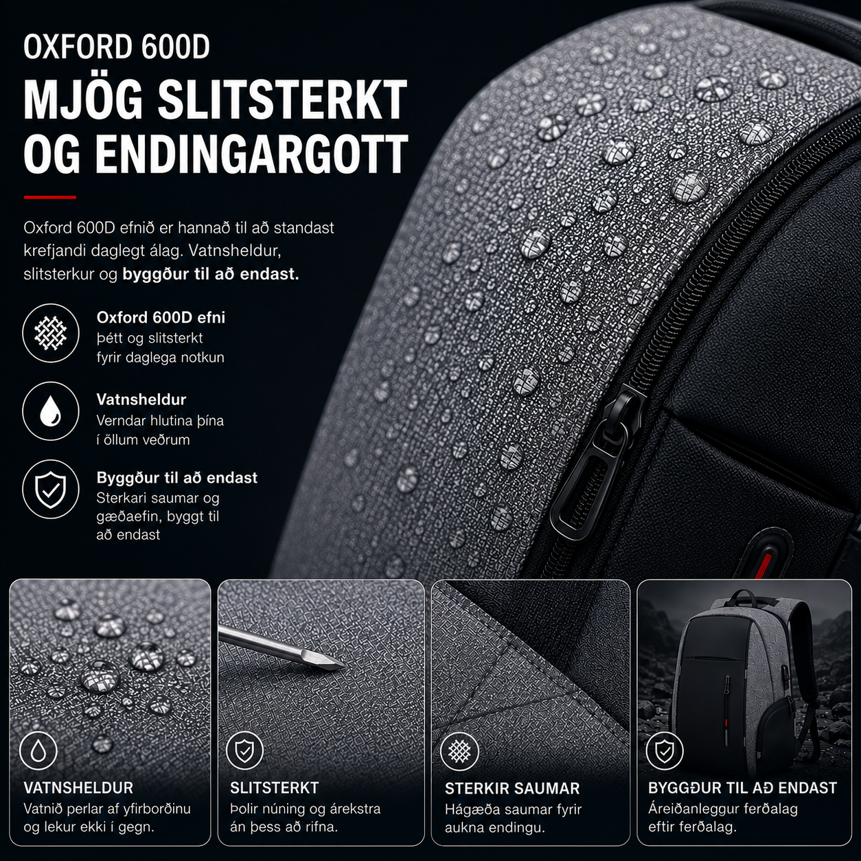 Mochila bakpoki / 3 litir