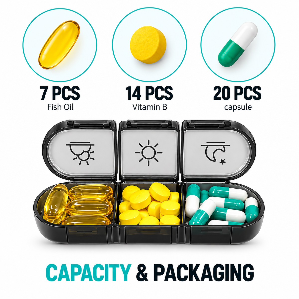 Pillubox / 21 hólfa