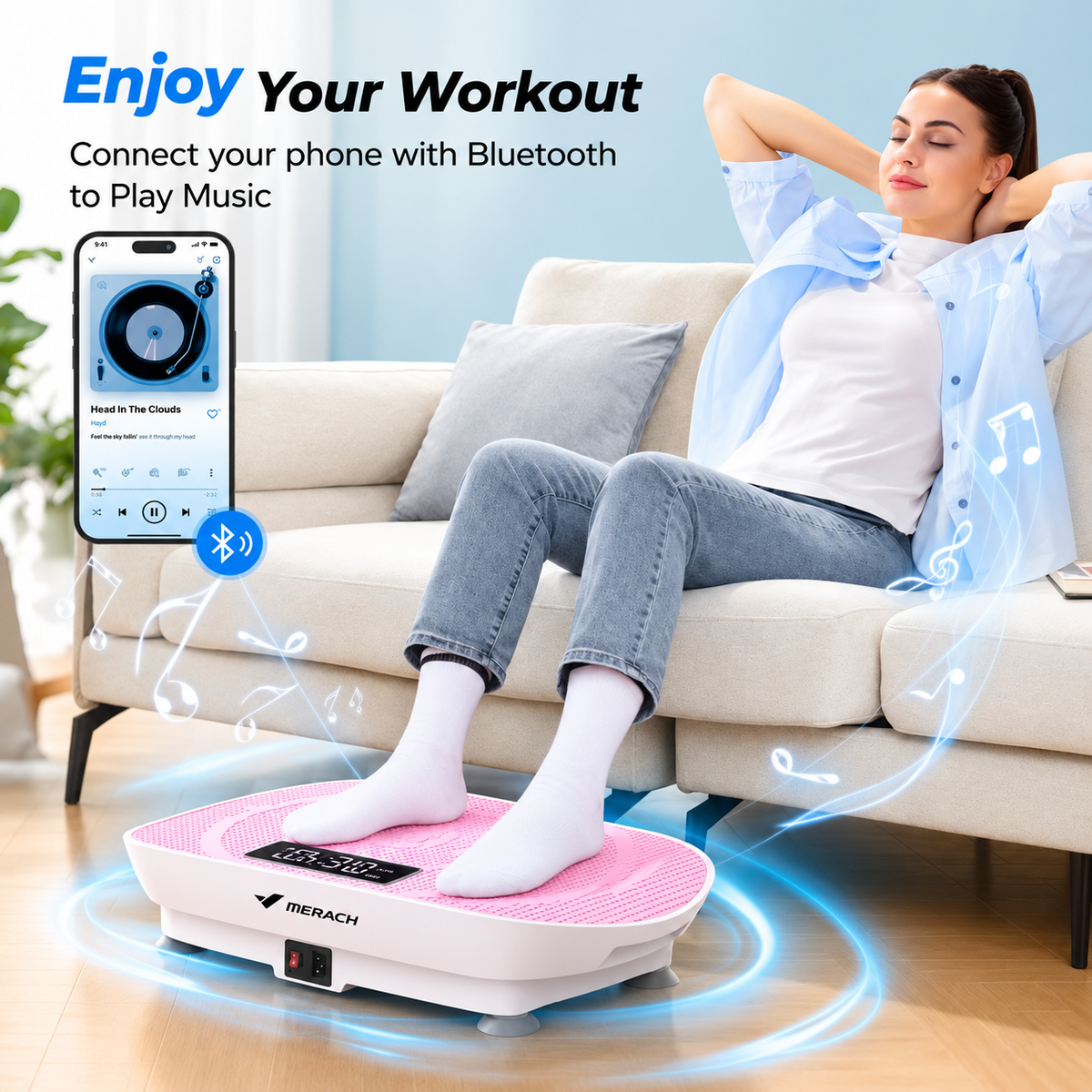 Merach V30 Vibration Plate // FORSÖLUVERÐ