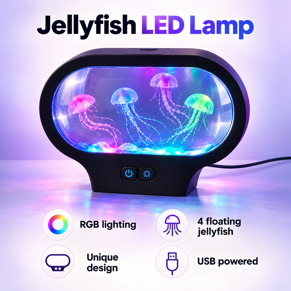 Jellyfish Oval lampi