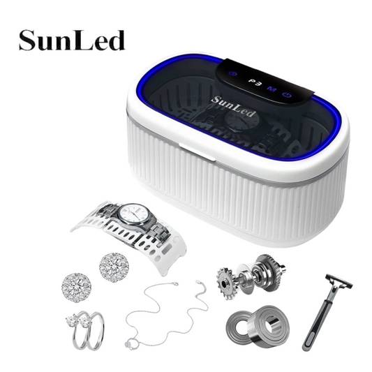 Sunled Ultrasonic Hreinsitæki (sjáðu myndbandið)