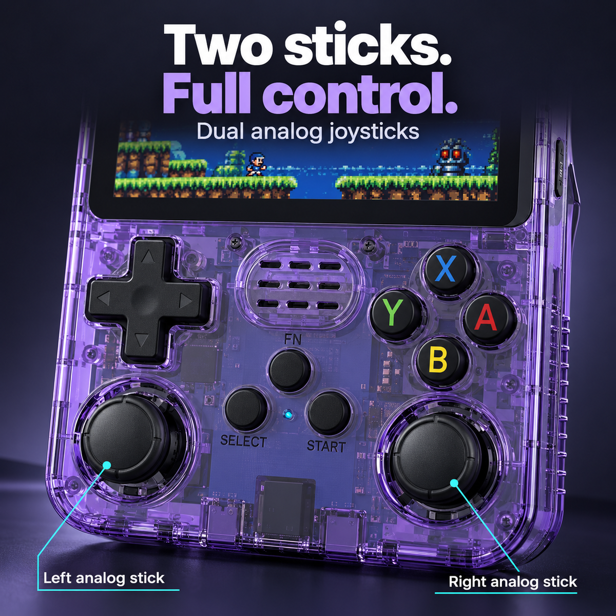 R36S handtölva / Original Dual Chip - ArkOS 2.0 // FORPÖNTUN